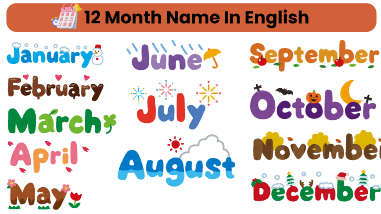 Month Name Meaning