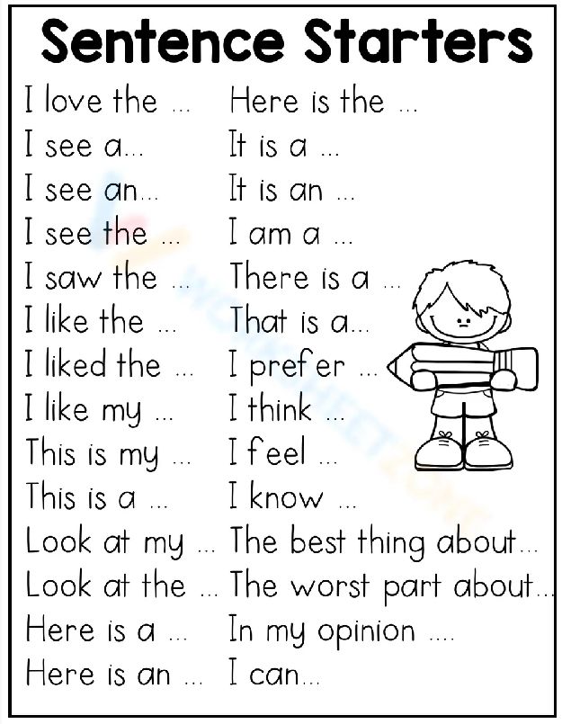100 Essential Sentence Starters for English Speaking