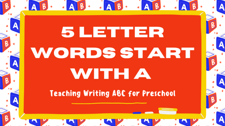 5 letter words end with A