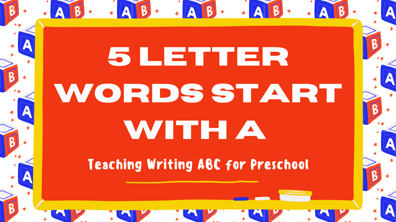 5 letter words end with A